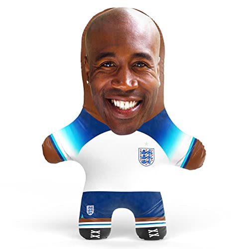 Snugzy Official England Football Mini Me Doll | Personalised England Cushion | England Football Gifts | England Football Merchandise | Football Cushion Featuring Your Photo