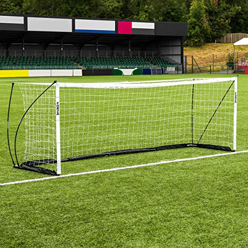 FORZA ProFlex Pop Up Football Goals | Ultra-Portable Goals For Garden | Goal Posts For Garden | Football Net Size Options: 6x4, 8x5, 3mx2m, 12x6 & 16x7ft (12 x 4)