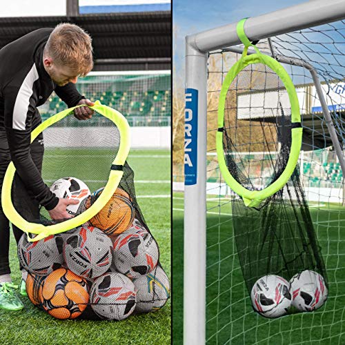 FORZA Football Target & Bag - 2IN1 Design for Corner Shooting Targets & Ball Storage | Multi-Sport