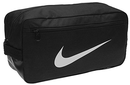 Mens Football Accessories Boot Bag Brasilia Shoebag H17.5 x W32.5 x D 2.5cm (N, Black)