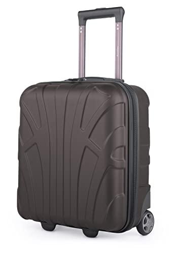 Suitline - Underseat Bordcase 45x36x20 cm Carry-On, EasyJet Hand Luggage, Lightweight Cabin Trolley, 30 liters, ABS-Hardshell, Titan