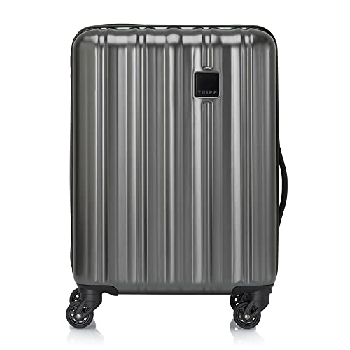 TRIPP Pewter Retro II Cabin 4 Wheel Suitcase TSA