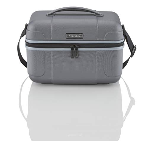 Travelite Vector Suitcase Series: Robust Hard-Shell Rolling Suitcases and Cosmetic Bags in Four Trendy Colours