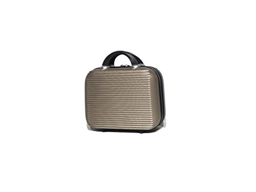 ABS Vanity Case to Accompany Your Suitcase, Champagne (5859), 15 pouces,