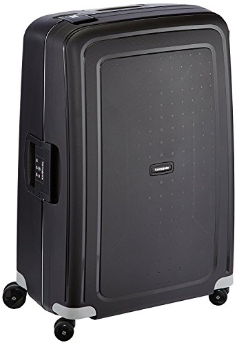 Samsonite S'Cure - Spinner L Suitcase, 75 cm, 102 L, Black (Black)